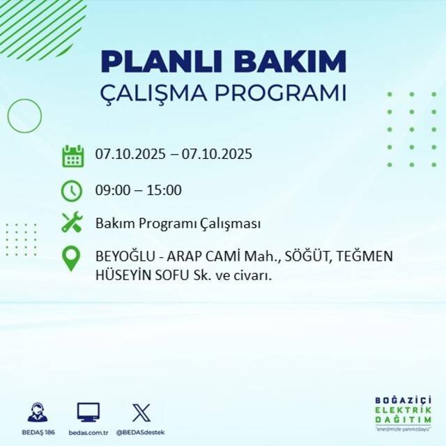 Bugün İstanbul karanlığa bürünecek! BEDAŞ açıkladı: 23 ilçede elektrikler kesilecek 44